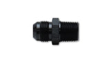 Vibrant -6AN to 3/8in NPT Straight Adapter Fitting - Aluminum - 10222