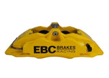 EBC Racing 05-11 Ford Focus ST (Mk2) Front Right Apollo-4 Yellow Caliper - BC4103YEL-R
