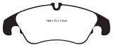 EBC 11 Audi A6 2.0 Turbo Greenstuff Front Brake Pads - DP22022