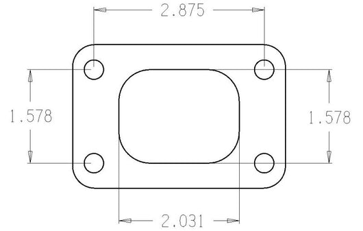 Cometic Turbo FLG T25 Garrett Turbine Inlet Exhaust Gasket - C4515