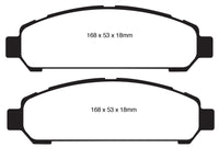 EBC 08+ Toyota Venza 2.7 Greenstuff Front Brake Pads - DP61851