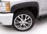 Lund 07-13 Chevy Silverado 1500 RX-Rivet Textured Elite Series Fender Flares - Black (4 Pc.) - RX106T