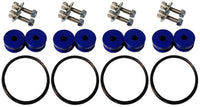 Torque Solution Billet Bumper Quick Release Kit Combo (Blue): Universal - TS-UNI-026BLc