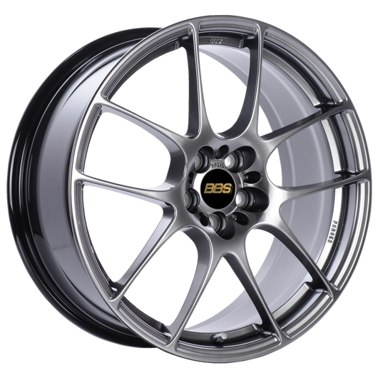 BBS RF 18x8 5x120 ET48 Diamond Black Wheel -82mm PFS/Clip Required - RF517DBK