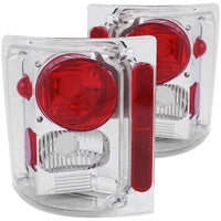 ANZO 1973-1987 Chevrolet C 10 Taillights Chrome - 211014