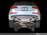 AWE Tuning Audi 8R Q5 3.2L Non-Resonated Exhaust System (Downpipe-Back) - Diamond Black Tips - 3020-33022