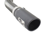 aFe MACHForce XP Exhausts Cat-Back SS 409 EXH  Wrinkle Black CB Ford F-150 11-12 V6-3.5L (tt) - 49-43038-B