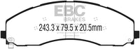 EBC 2017+ Ford F-450 Greenstuff Front Brake Pads - DP63078