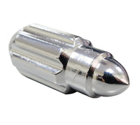 NRG 500 Series M12 X 1.5 Bullet Shape Steel Lug Nut Set - 21 Pc w/Lock Key - Silver - LN-LS500SL-21