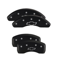 MGP 4 Caliper Covers Engraved Front & Rear MGP Red finish silver ch - 14033SMGPRD