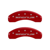 MGP 4 Caliper Covers Engraved Front & Rear MGP Black finish silver ch - 12088SMGPBK