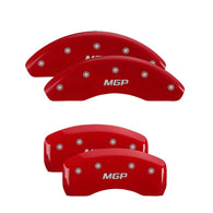 MGP 4 Caliper Covers Engraved Front & Rear MGP Red Finish Silver Characters 2004 Honda CR-V - 20226SMGPRD