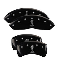 MGP Front set 2 Caliper Covers Engraved Front Oval logo/Ford Yellow finish black ch - 10199FFRDYL