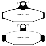 EBC 83-87 Chevrolet Corvette (C4) 5.7 Bluestuff Rear Brake Pads - DP51165NDX