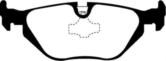 EBC 96-98 BMW Z3 1.9 Redstuff Rear Brake Pads - DP31079C