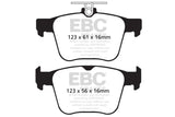 EBC 14+ Audi S3 2.0 Turbo Yellowstuff Rear Brake Pads - DP42173R