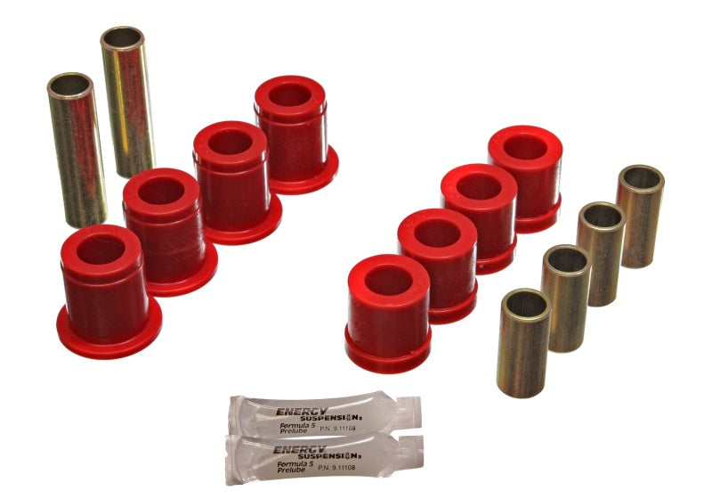 Energy Suspension 87-95 Nissan Pathfinder 2WD/4WD Red Front Control Arm Bushing Set - 7.3102R