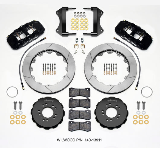 Wilwood AERO6 Front Hat Kit 15.00 2014-up Corvette C7 w/Lines - 140-13911