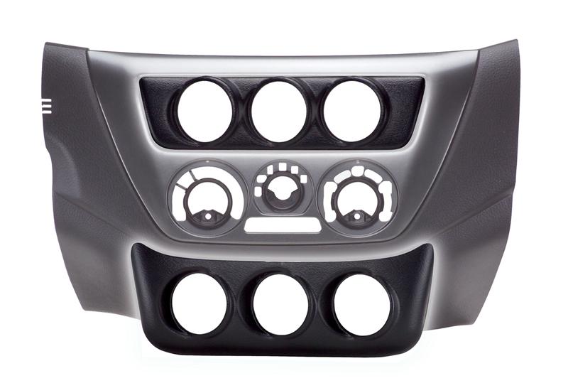 Autometer 03-06 Evo 52mm Triple Lower Console Pod - 20029