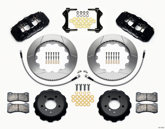 Wilwood AERO6 Front Hat Kit 14.00 2007-2011 BMW E90 Series w/Lines - 140-13582