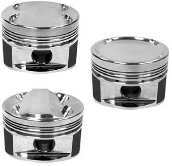 Manley 94-01 Acura Integra GSR (B18C1) 81.5mm +.5mm Oversize Bore 9.0:1 Dish Piston Set with Rings - 600005-4