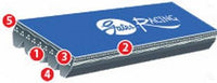 Gates 1995-1989 Ford Tarus V-6 3.0L Racing Performance Micro-V Belt - K040500RPM