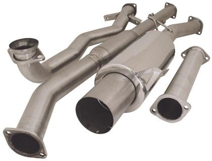 Turbo XS 08-10 WRX 5dr Catted Turboback Exhaust Polished Tips - txs-W08H-TBE
