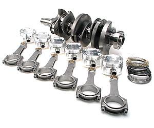 Brian Crower Nissan VQ35DE Stroker Kit - 86.4mm Stroke Billet Crank BC625+ Rods (5.675 inch) Custo - BC0225U