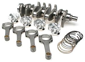 Brian Crower Honda F20C/F22C Stroker Kit - 97mm Stroke Billet Crank BC625+ Rods (5.893) Custom Pi - BC0068